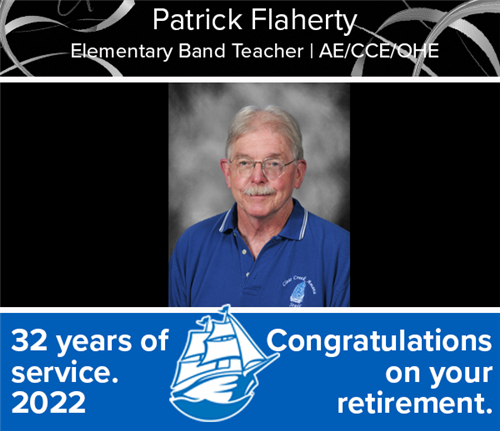 Patrick Flaherty retirement picture